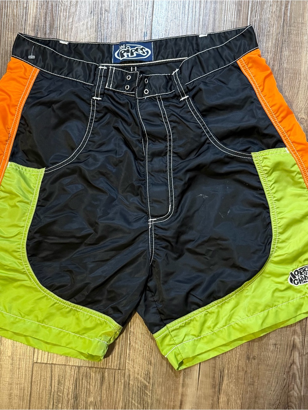 Vintage Y2k LeePipes x No Chacha skate, surf shorts
